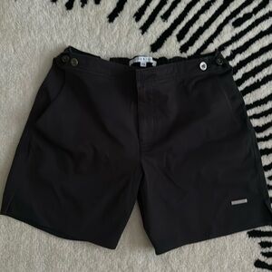 Parke & Ronen men’s black swim wear. Size 29